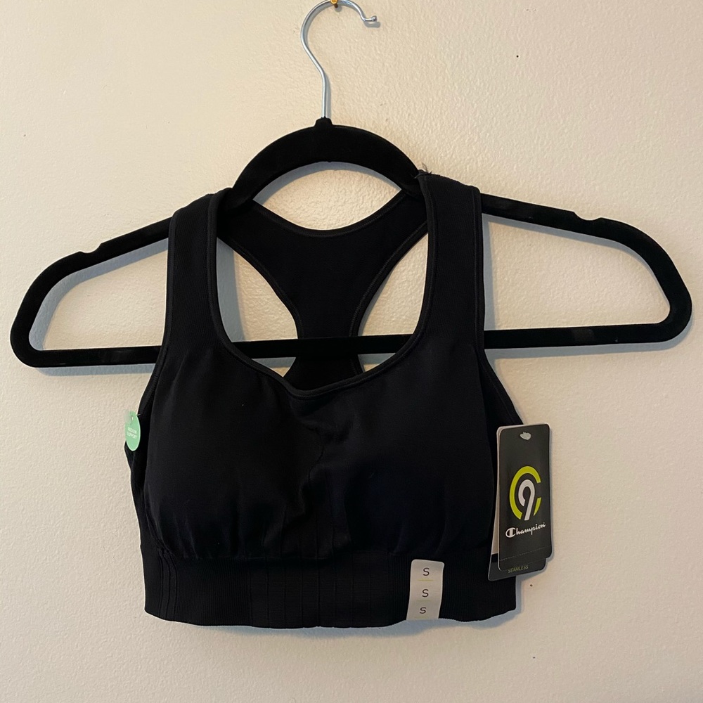 Black seamless C9 Champion sports bra